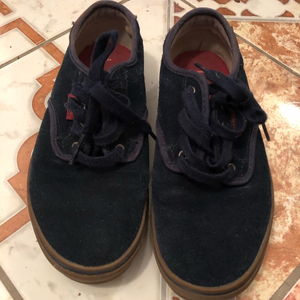 Navy suede vans